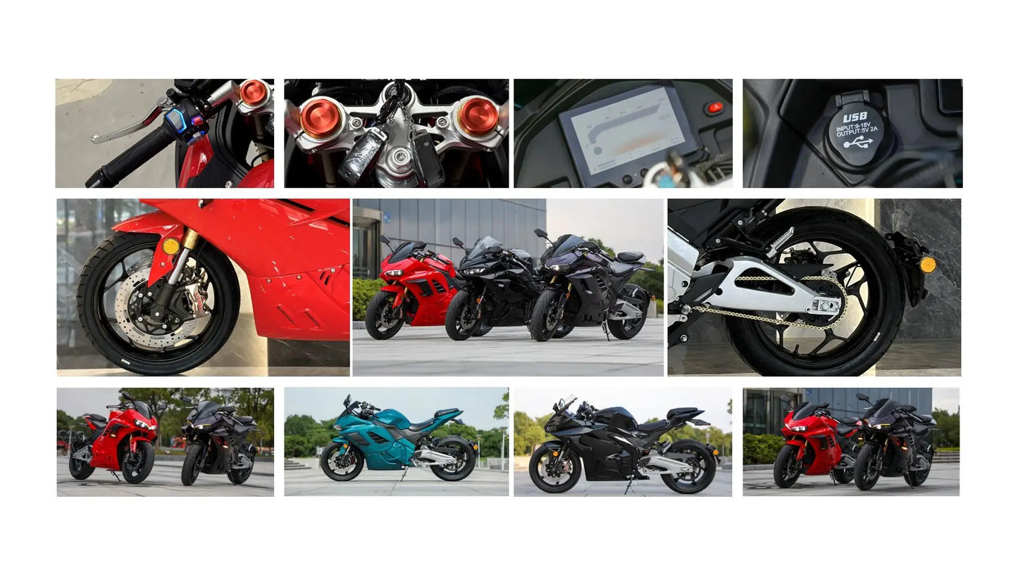 High Performance Electric Big Bike Motorcycle 2 Wheel Electric Motorcycle Electric Motorcycle for Adults