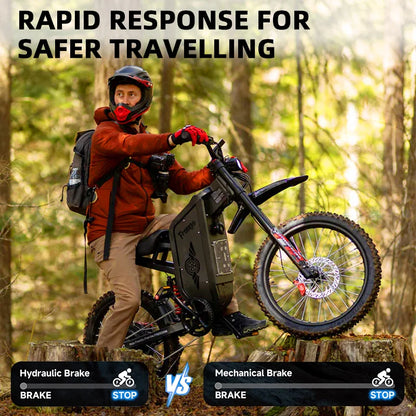 Unleash Adventure with the X2 Pro Electric Motorcycle – 6000W Peak Power, 60V30Ah Battery, and Speeds Up to 85 km/h!