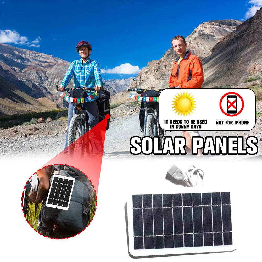 Portable 5V 2W USB Solar Panel Charger - Eco-Friendly Power for Your Mobile Devices
