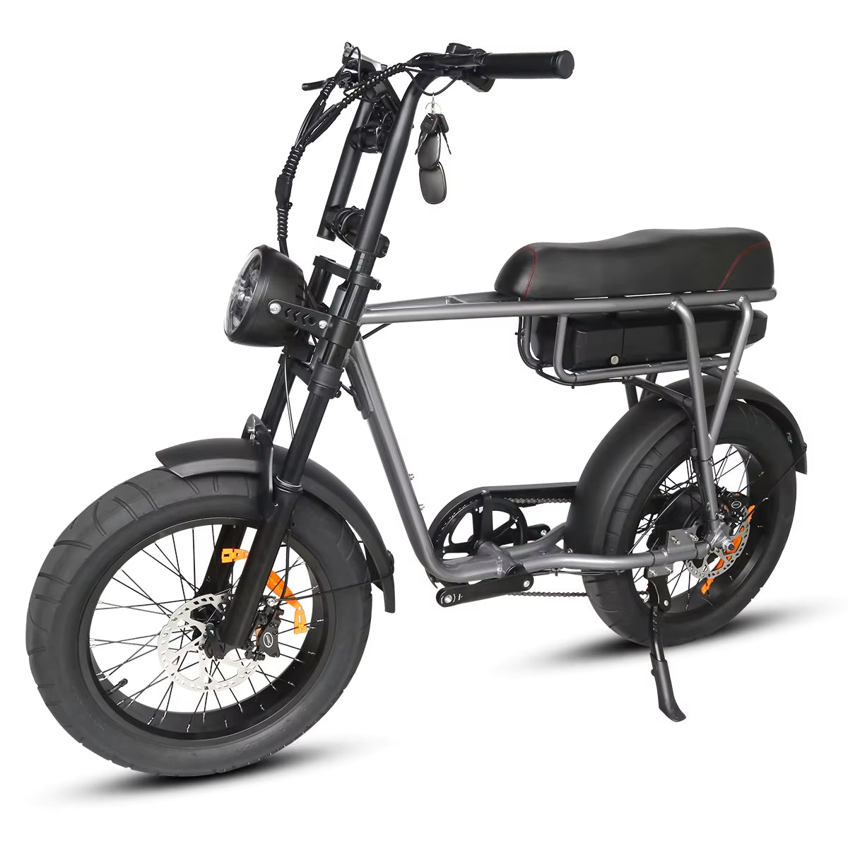 Experience Adventure with the T6 Electric Motorcycle: Powerful 750W Brushless Motor, 48V Lithium Battery, and Off-Road Capability!