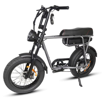 Experience Adventure with the T6 Electric Motorcycle: Powerful 750W Brushless Motor, 48V Lithium Battery, and Off-Road Capability!