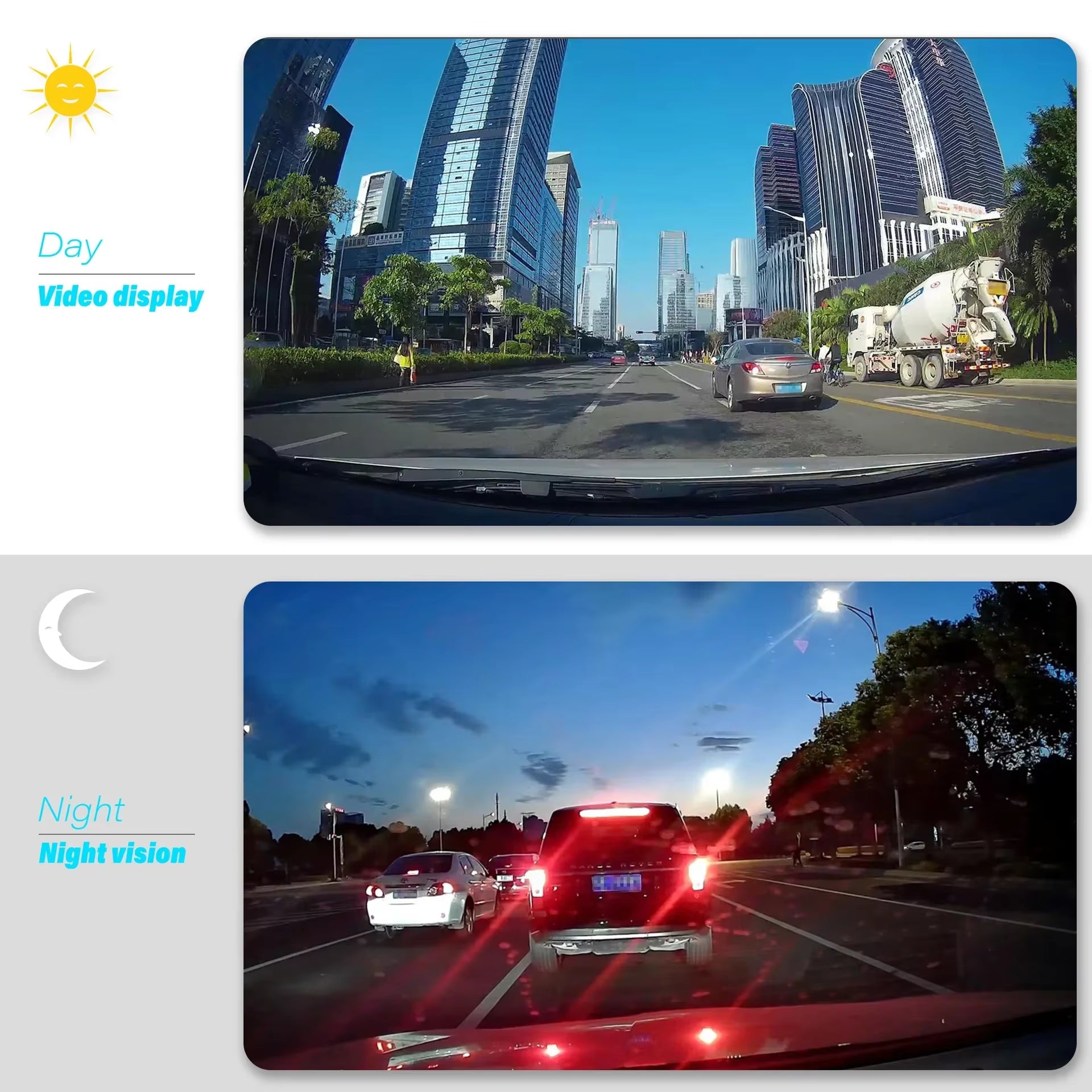 Experience Unmatched Clarity with Our Dual Lens 4.0 Inches Car DVR Dash Cam - Your Ultimate Driving Companion!