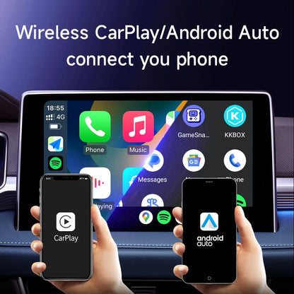 Transform Your Driving Experience with the HEYINCAR Smart AI Box: Seamless Wireless CarPlay & Android Auto Adapter for Streaming Netflix and YouTube