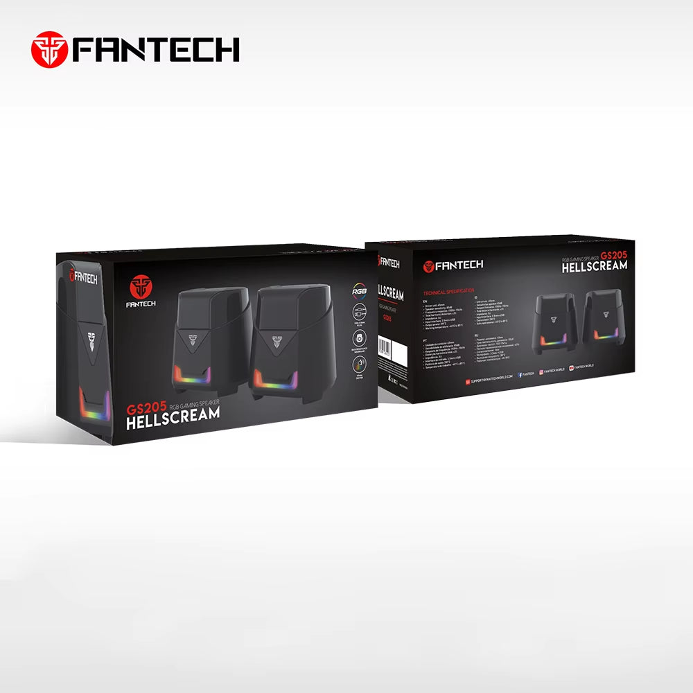 Elevate Your Gaming Experience with HELLSCREAM GS205 RGB Mini Wired Speakers for PC and Laptop