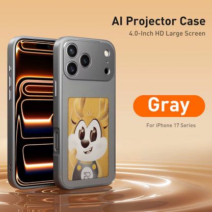 Customizable Smart NFC E-Ink Phone Case for iPhone 17 Pro Max - Stylish, Shockproof Protection with DIY Projection Features