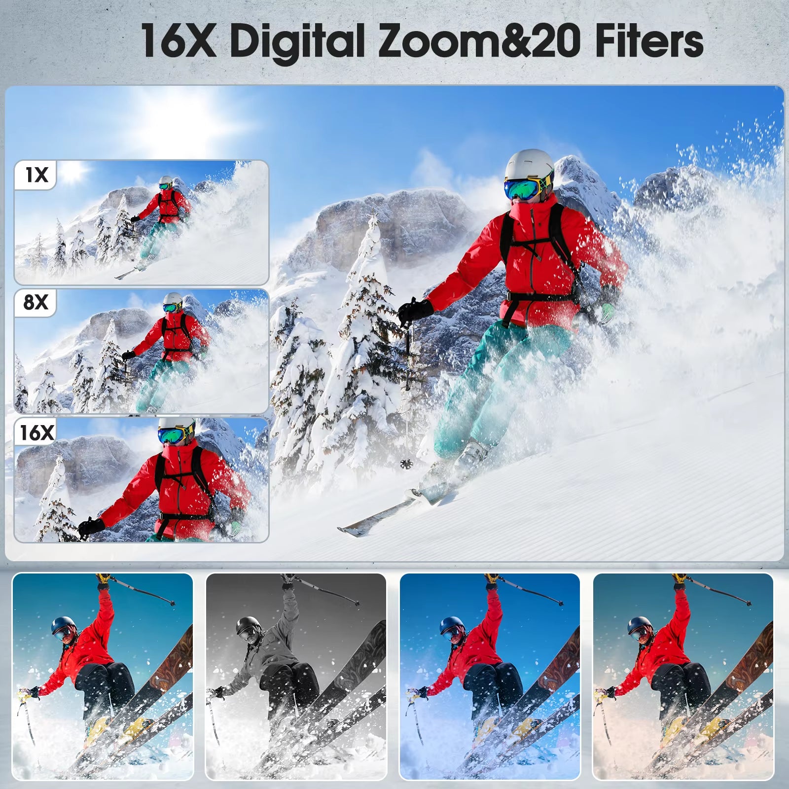 Capture Life's Moments with the 4K 48MP Digital Camera - Perfect for Vlogging and Selfies with 180-Degree Flip Screen!