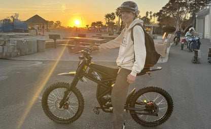 Electric Dirt Bike for Adults 2000W, Max 37MPH&85Mile Long Range Ebike with 25'' Tires, 1747Wh Dual  Battery E Bike Motorcycle