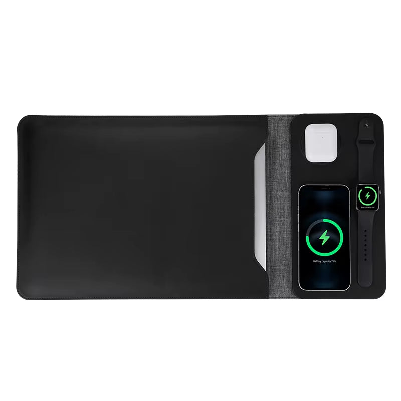 Revolutionary 5-in-1 Wireless Charging Laptop Sleeve for MacBook Air & Pro (11-14 Inch)