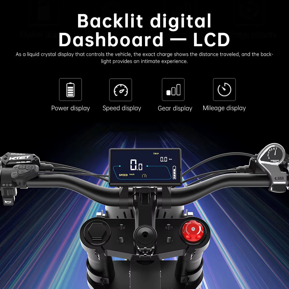 Experience the Thrill of Adventure with the X21 Electric Bike - Powerful 2000W Motor, 48V35AH Samsung Battery, and All-Terrain Capability!