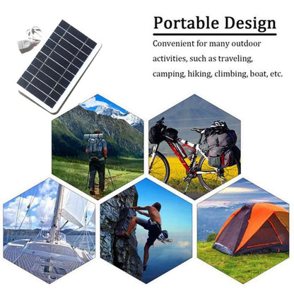 Portable 5V 2W USB Solar Panel Charger - Eco-Friendly Power for Your Mobile Devices