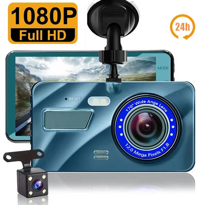 Experience Unmatched Clarity with Our Dual Lens 4.0 Inches Car DVR Dash Cam - Your Ultimate Driving Companion!