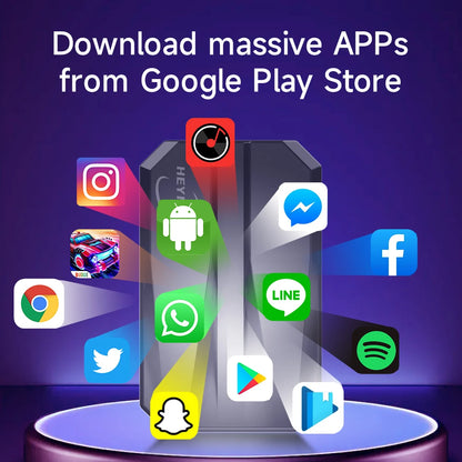 Transform Your Driving Experience with the HEYINCAR Smart AI Box: Seamless Wireless CarPlay & Android Auto Adapter for Streaming Netflix and YouTube