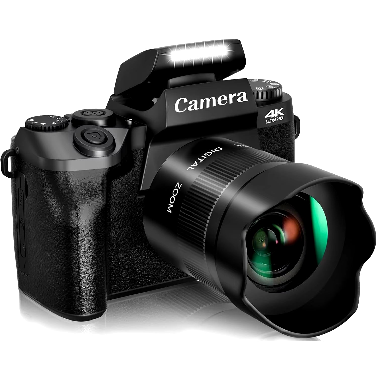 Capture Your World with the 2025 64MP 16X Zoom DSLR Camera - Stunning 4K HD Video, WiFi Connectivity & 4.0" Touchscreen for TikTok, Vlogging & Live Streaming!