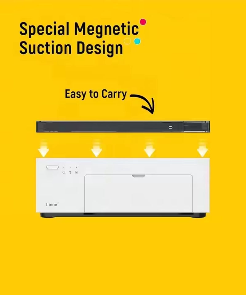 The Ultimate Liene 4x6'' Portable Photo Printer - Capture and Print Memories Instantly with Vibrant Quality