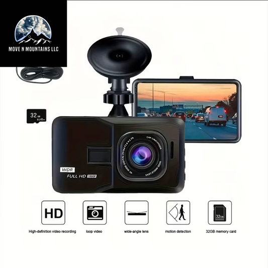 Capture Every Moment with Our High-Definition Dash Cam - Includes SD Card for Instant Use!